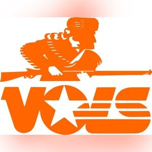Vinyl Decal for Window - Tennessee Volunteers, 8”